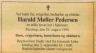 harald møller pedersen død